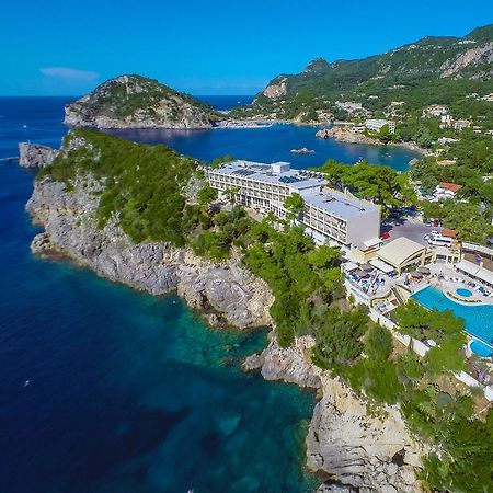Akrotiri Beach Resort Hotel - Adult Friendly Paleokastritsa Exterior photo Aerial view of the resort