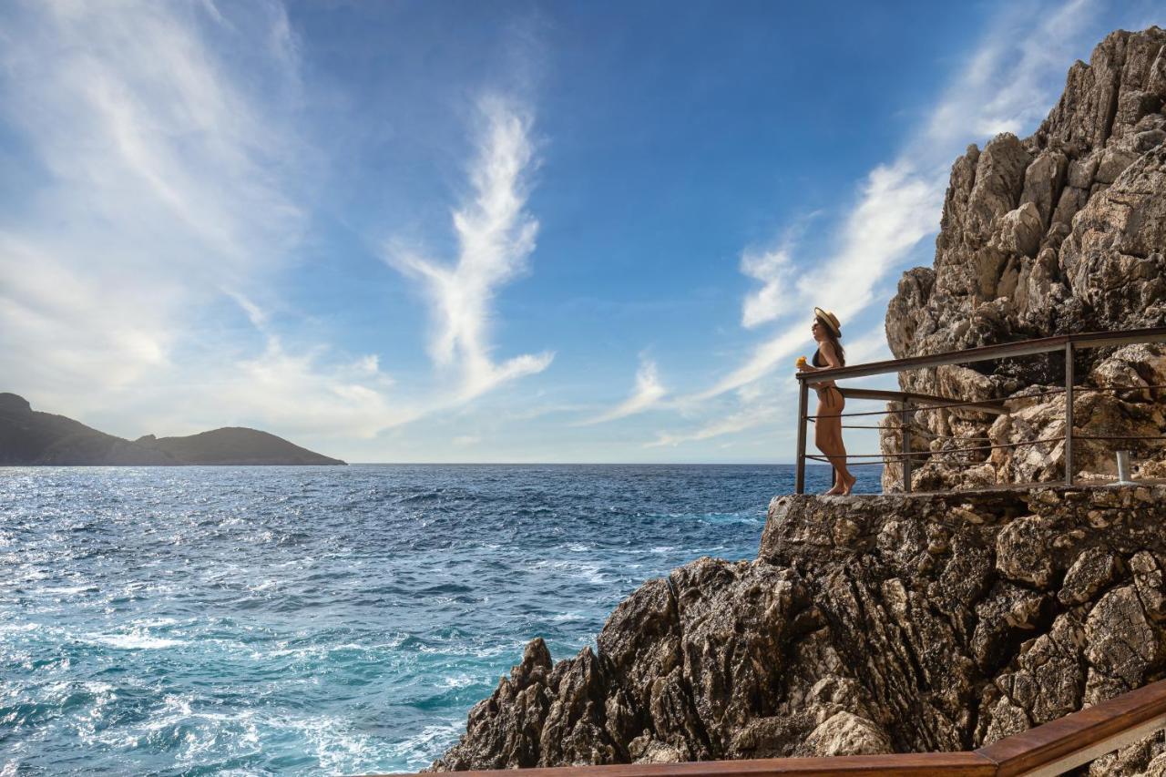 Akrotiri Beach Resort Hotel - Adult Friendly Paleokastritsa Exterior photo View of the sea from the coast of the island of Brač