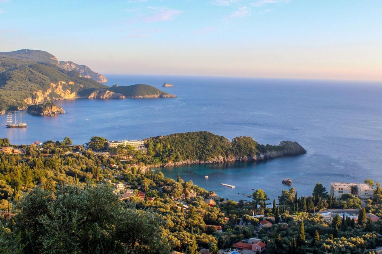 Akrotiri Beach Resort Hotel - Adult Friendly Paleokastritsa Exterior photo View of the Gulf of Tigullio from the town of Rapallo