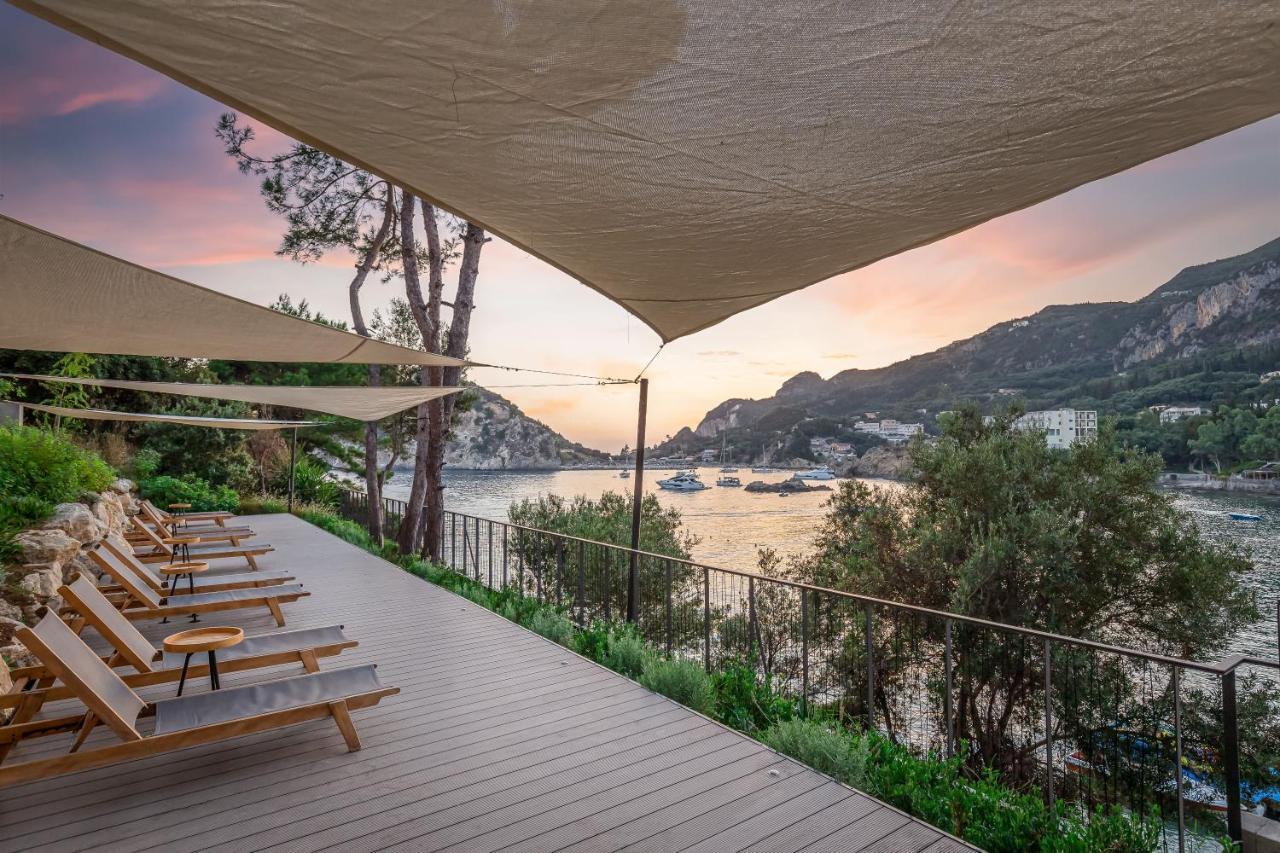 Akrotiri Beach Resort Hotel - Adult Friendly Paleokastritsa Exterior photo The Hotel's pool deck