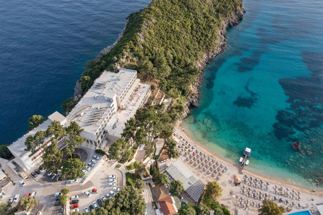 Akrotiri Beach Resort Hotel - Adult Friendly Paleokastritsa Exterior photo Aerial view of the resort