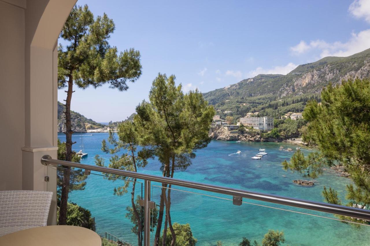 Akrotiri Beach Resort Hotel - Adult Friendly Paleokastritsa Exterior photo View of the bay