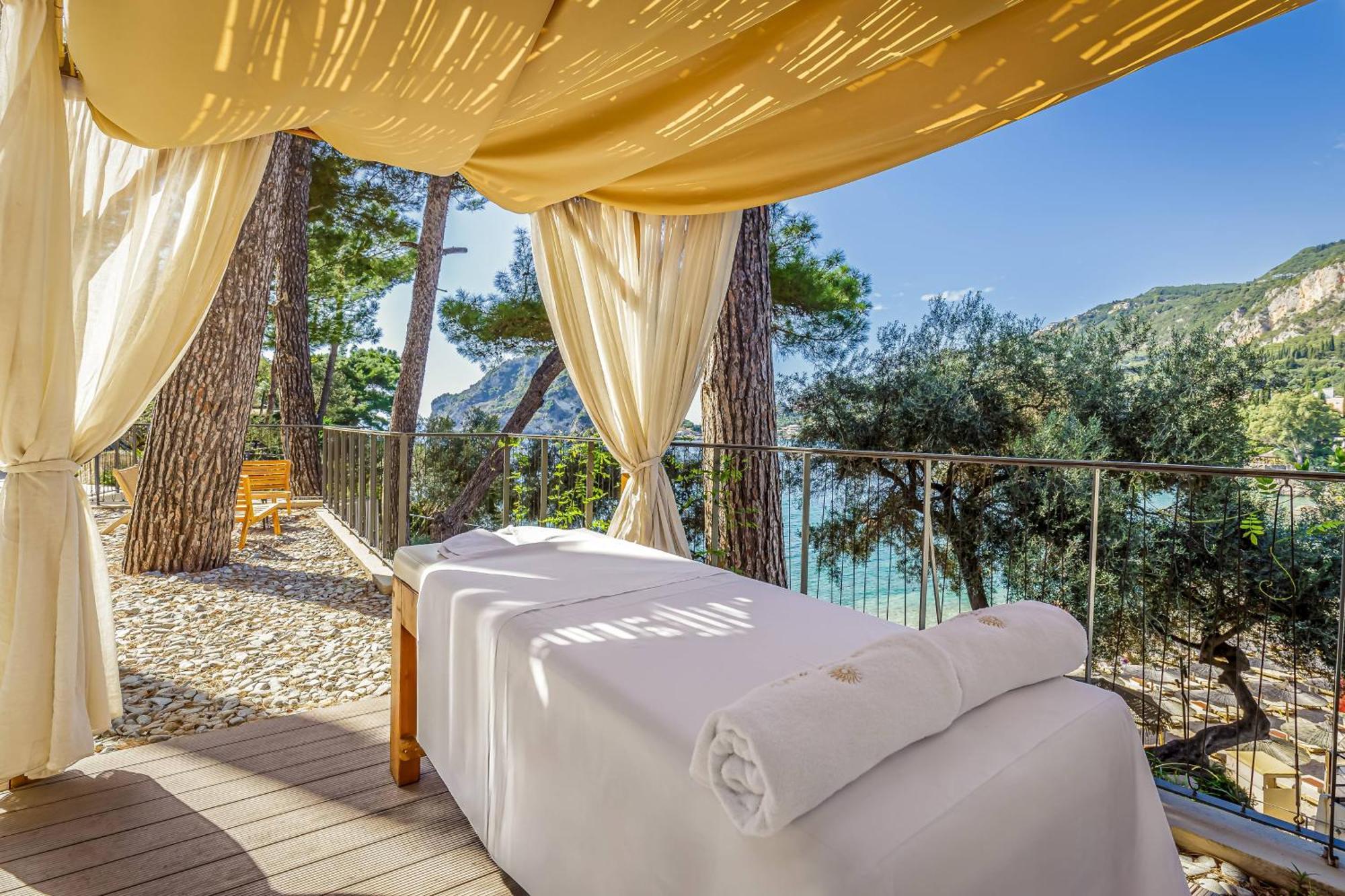 Akrotiri Beach Resort Hotel - Adult Friendly Paleokastritsa Exterior photo Spa at Amanzoega