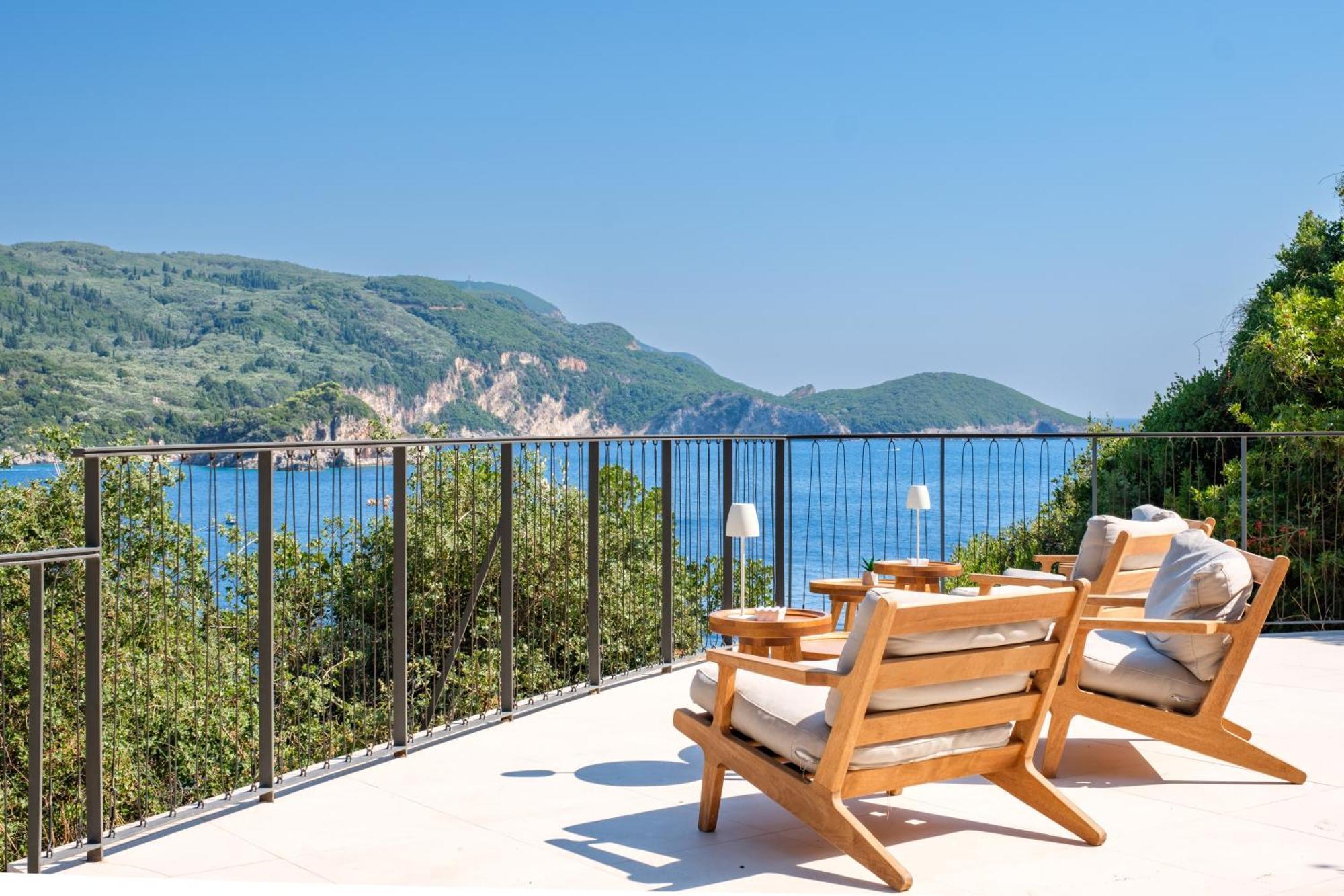 Akrotiri Beach Resort Hotel - Adult Friendly Paleokastritsa Exterior photo View of the bay of Vrboska